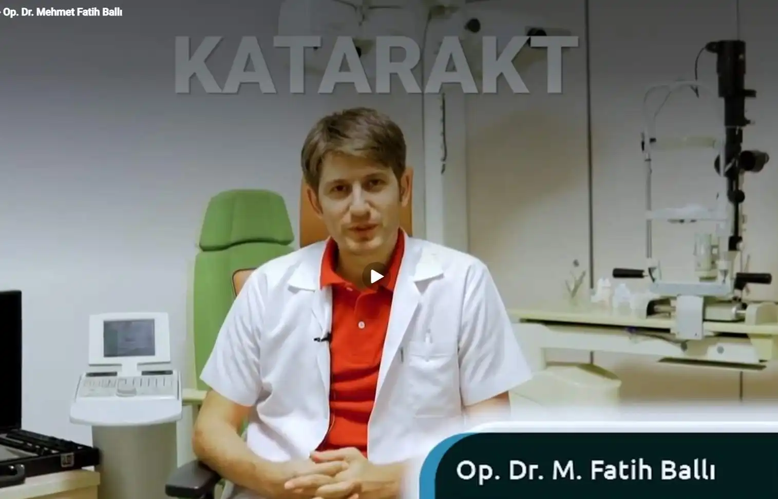 Katarakt ameliyatı sonrası görmem ne zaman düzelir?